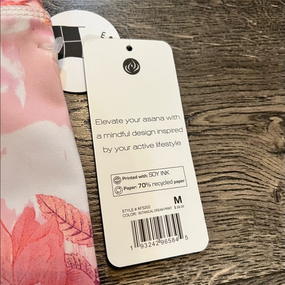 Apana Extended Waistband Leggings SZ MED NWT - Picture 4 of 6